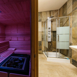 Piscină Hotel Mara Sinaia cu Serena Mix, Aqua și Serena Ocra de la Rosa Gres