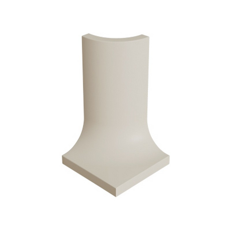Colț exterior plintă scafă din gresie antiacidă și antibacteriană Indubeige