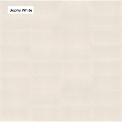 Sophy white gresie portelanata panel