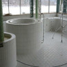 Gresie piscină Blanco