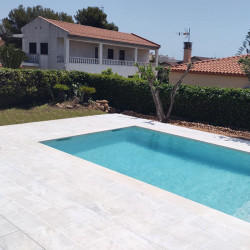 Pietro White ref. DS1 - colț exterior margine piscină cu skimmer