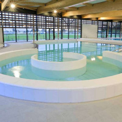 Gresie piscină Blanco