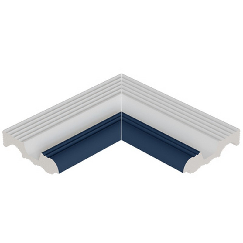 Colț interior margine piscină Blanco, bicolor, sistem Finlandez