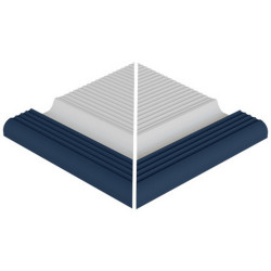 Colț exterior margine piscină Blanco, bicolor, sistem Ergo