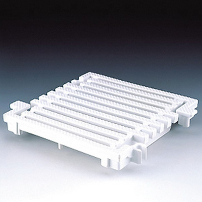 Grătar longitudinal din plastic pentru piscină - Blanco